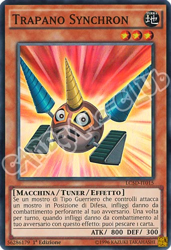LC5D-IT015 Trapano Synchron super rara 1a Edizione (IT) -NEAR MINT-