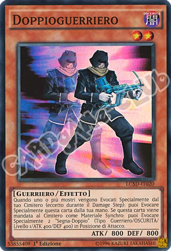 LC5D-IT020 Doppioguerriero super rara 1a Edizione (IT) -NEAR MINT-