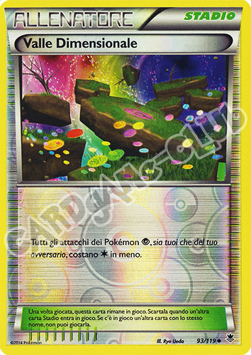093 / 119 Valle Dimensionale non comune foil reverse (IT) -NEAR MINT-