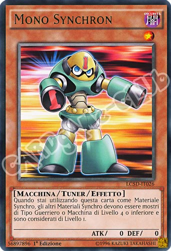 LC5D-IT026 Mono Synchron rara 1a Edizione (IT) -NEAR MINT-