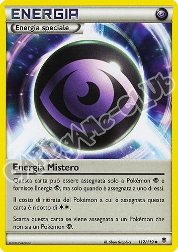 112 / 119 Energia Mistero non comune (IT) -NEAR MINT-