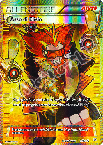 118 / 119 Asso di Esilio rara segreta foil (IT)  -GOOD-