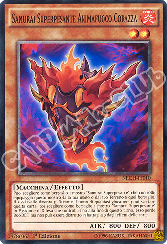 NECH-IT010 Samurai Superpesante Animafuoco Corazza comune 1a edizione (IT) -NEAR MINT-