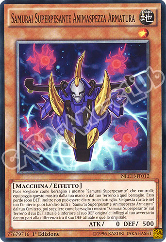 NECH-IT012 Samurai Superpesante Animaspezza Armatura comune 1a edizione (IT) -NEAR MINT-