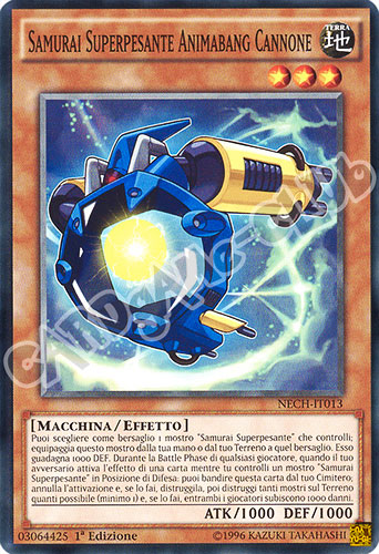 NECH-IT013 Samurai Superpesante Animabang Cannone comune 1a edizione (IT) -NEAR MINT-