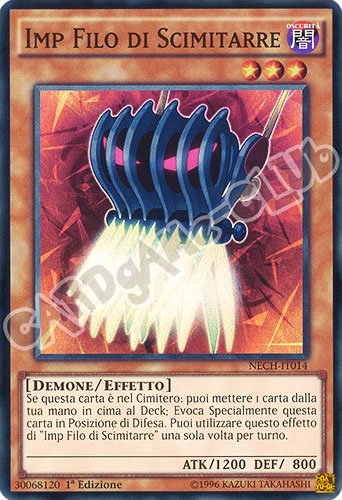 NECH-IT014 Imp Filo di Scimitarre super rara 1a edizione (IT) -NEAR MINT-
