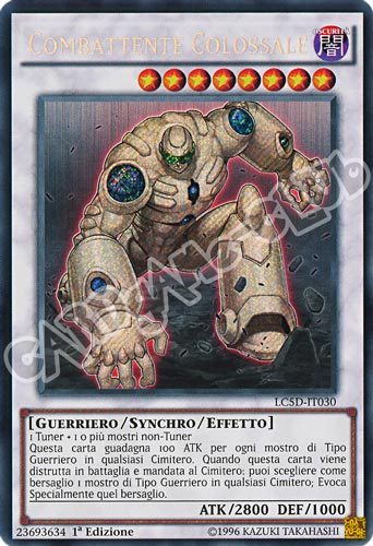 LC5D-IT030 Combattente Colossale rara segreta 1a Edizione (IT) -NEAR MINT-