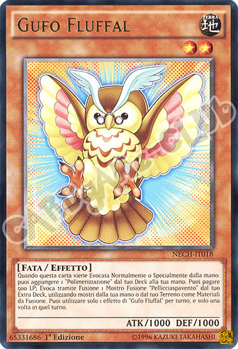 NECH-IT018 Gufo Fluffal rara 1a edizione (IT) -NEAR MINT-