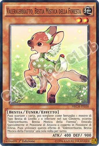 NECH-IT038 Valericerbiatto, Bestia Mistica della Foresta comune 1a edizione (IT) -NEAR MINT-