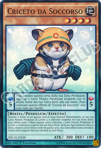 NECH-IT039 Criceto da Soccorso super rara 1a edizione (IT)  -GOOD-