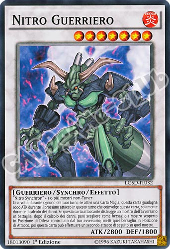 LC5D-IT032 Nitro Guerriero comune 1a Edizione (IT) -NEAR MINT-