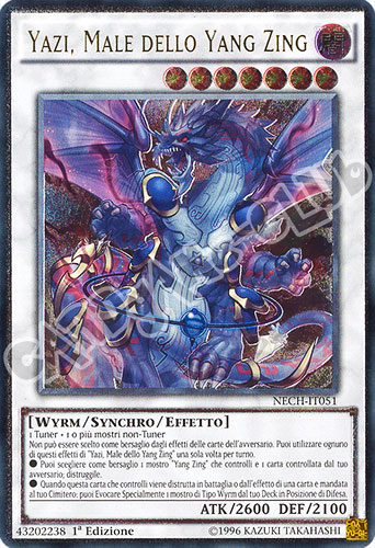 NECH-IT051 Yazi, Male dello Yang Zing rara ultimate 1a edizione (IT) -NEAR MINT-