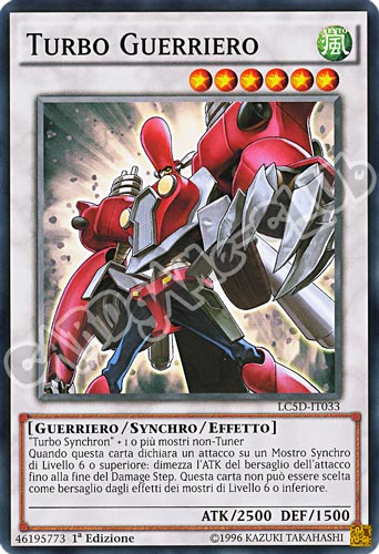 LC5D-IT033 Turbo Guerriero comune 1a Edizione (IT) -NEAR MINT-