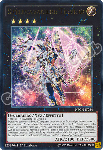 NECH-IT054 Stellcavaliere Triverr ultra rara 1a edizione (IT) -NEAR MINT-