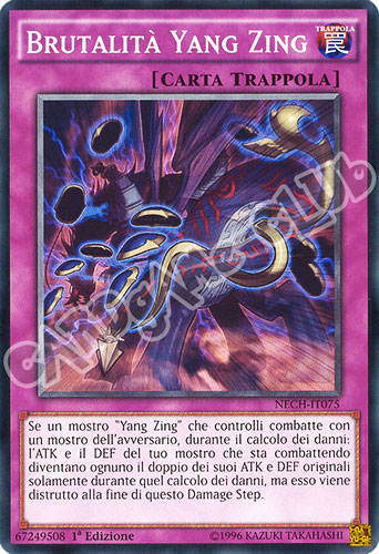 NECH-IT075 Brutalita' Yang Zing comune 1a edizione (IT) -NEAR MINT-