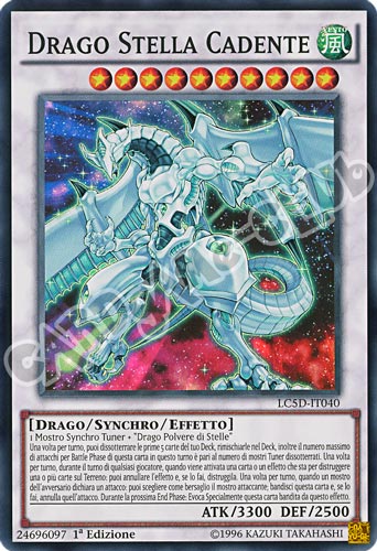 LC5D-IT040 Drago Stella Cadente super rara 1a Edizione (IT) -NEAR MINT-