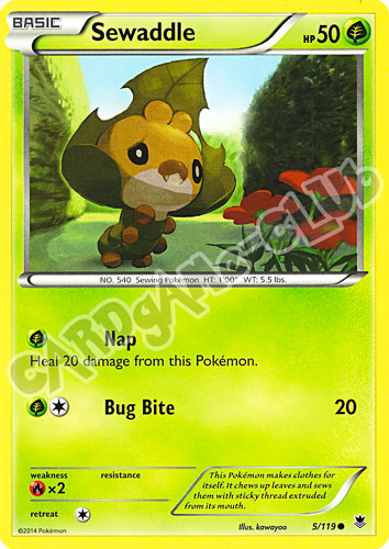 005 / 119 Sewaddle comune normale (EN)