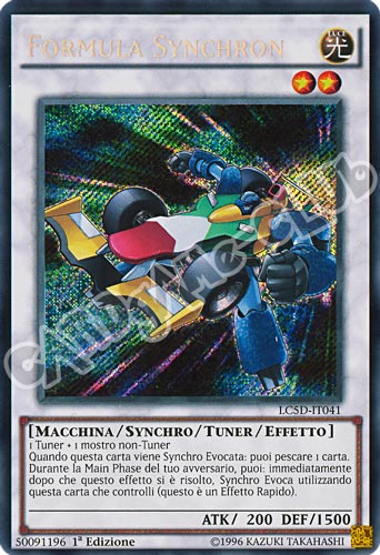 LC5D-IT041 Formula Synchron rara segreta 1a Edizione (IT) -NEAR MINT-