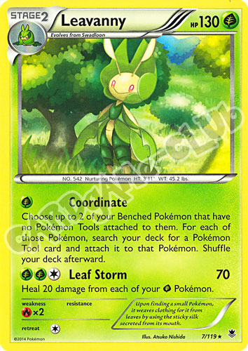 007 / 119 Leavanny rara normale (EN)