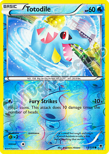 015 / 119 Totodile comune foil reverse (EN)