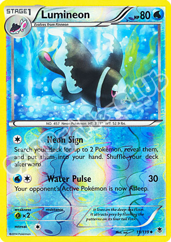019 / 119 Lumineon non comune foil reverse (EN)
