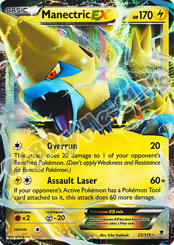 023 / 119 Manectric EX rara ex foil (EN)