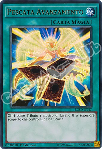 LC5D-IT047 Pescata Avanzamento ultra rara 1a Edizione (IT) -NEAR MINT-