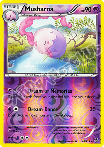 040 / 119 Musharna rara foil reverse (EN)