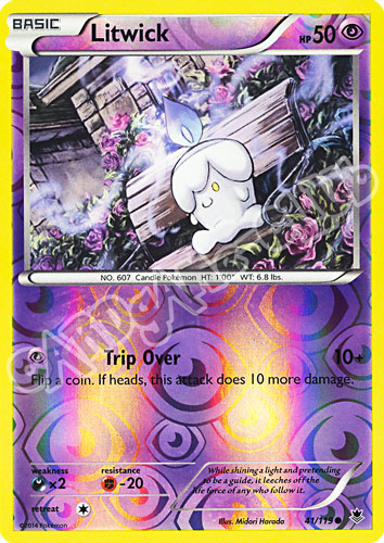 041 / 119 Litwick comune foil reverse (EN)