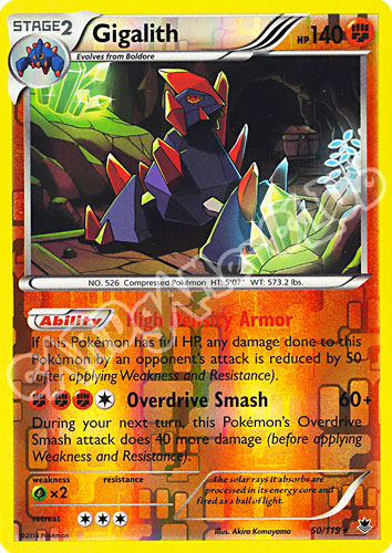 050 / 119 Gigalith rara foil reverse (EN)