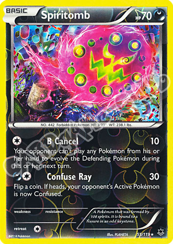 055 / 119 Spritomb rara foil reverse (EN)