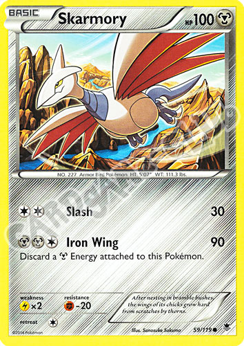 059 / 119 Skarmory comune normale (EN)