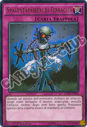LC5D-IT051 Spaventapasseri di Ferraglia ultra rara 1a Edizione (IT) -NEAR MINT-
