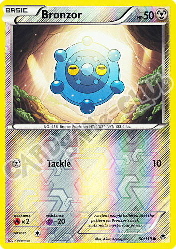 060 / 119 Bronzor comune foil reverse (EN)
