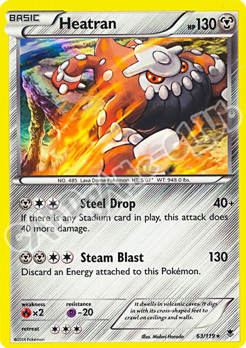 063 / 119 Heatran rara foil (EN)