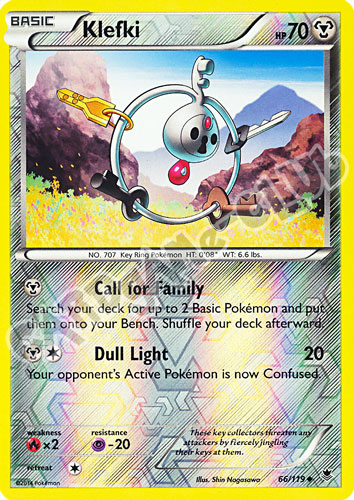 066 / 119 Klefki non comune foil reverse (EN)
