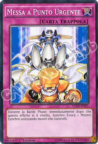 LC5D-IT053 Messa a Punto Urgente comune 1a Edizione (IT) -NEAR MINT-