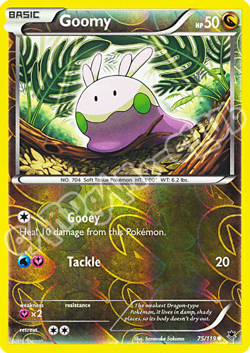 075 / 119 Goomy comune foil reverse (EN)