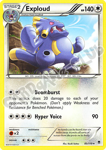085 / 119 Exploud rara normale (EN)
