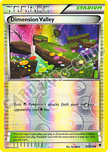 093 / 119 Dimension Valley non comune foil reverse (EN)