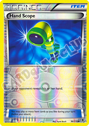 096 / 119 Hand Scope non comune foil reverse (EN)