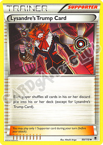 099 / 119 Lysandre's Trump Card non comune normale (EN)