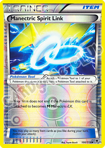 100 / 119 Manectric Spirit Link non comune foil reverse (EN)