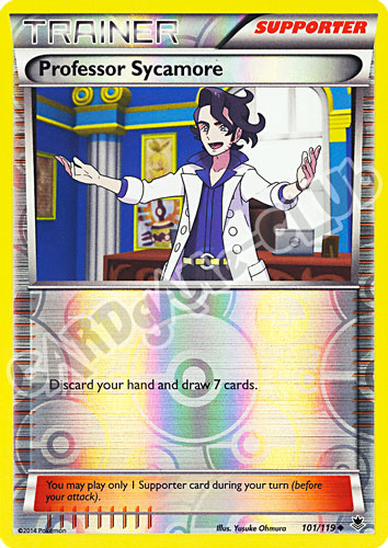 101 / 119 Professor Sycamore non comune foil reverse (EN)