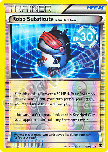 102 / 119 Robo Substitute non comune foil reverse (EN)