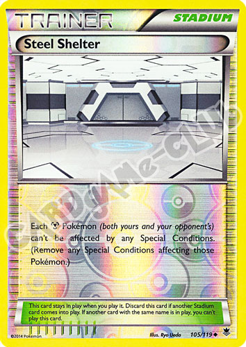 105 / 119 Stell Shelter non comune foil reverse (EN)