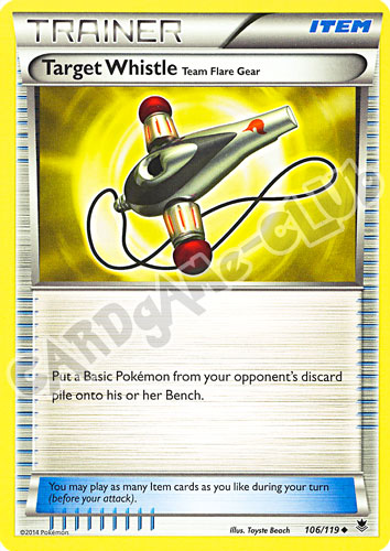 106 / 119 Target Whistle non comune normale (EN)