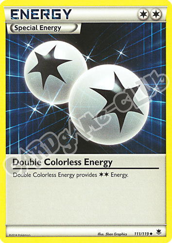 111 / 119 Double Colorless Energy non comune normale (EN)