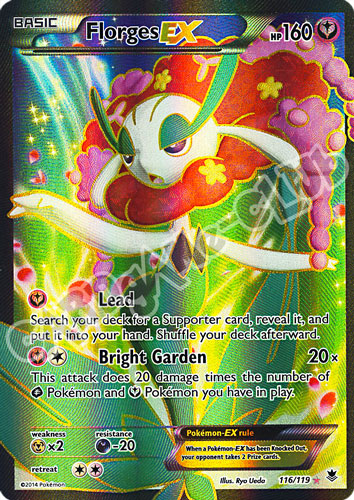 116 / 119 Florges EX rara segreta foil (EN)