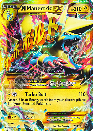 120 / 119 M Manectric EX rara ex foil (EN)